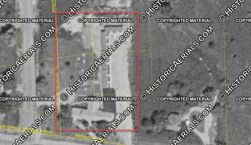 Sharr Motel - 1957 Aerial